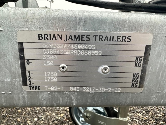 Brian James Cargo Digger Plant 2 Baumaschinenanhänger 543-3217-35-2-12 , 3200 x 1700 mm, 3,5 to. - Przyczepa do transportu maszyn: zdjęcie 5 Brian James Cargo Digger Plant 2 Baumaschinenanhänger 543-3217-35-2-12 , 3200 x 1700 mm, 3,5 to. - Przyczepa do transportu maszyn: zdjęcie 5
