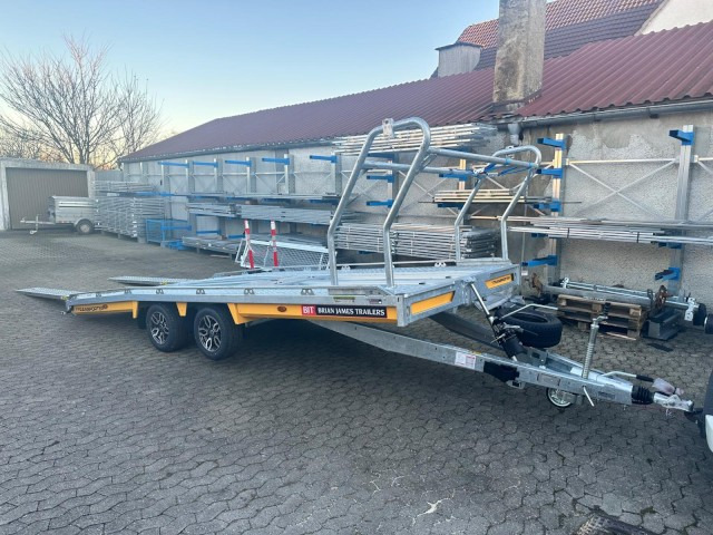 Brian James T Transporter, 231-5021-35-2-12, 5000 x 2150 mm, 3,5 to. kippbar mit Auffahrrampen - Przyczepa do przewozu samochodów: zdjęcie 1 Brian James T Transporter, 231-5021-35-2-12, 5000 x 2150 mm, 3,5 to. kippbar mit Auffahrrampen - Przyczepa do przewozu samochodów: zdjęcie 1