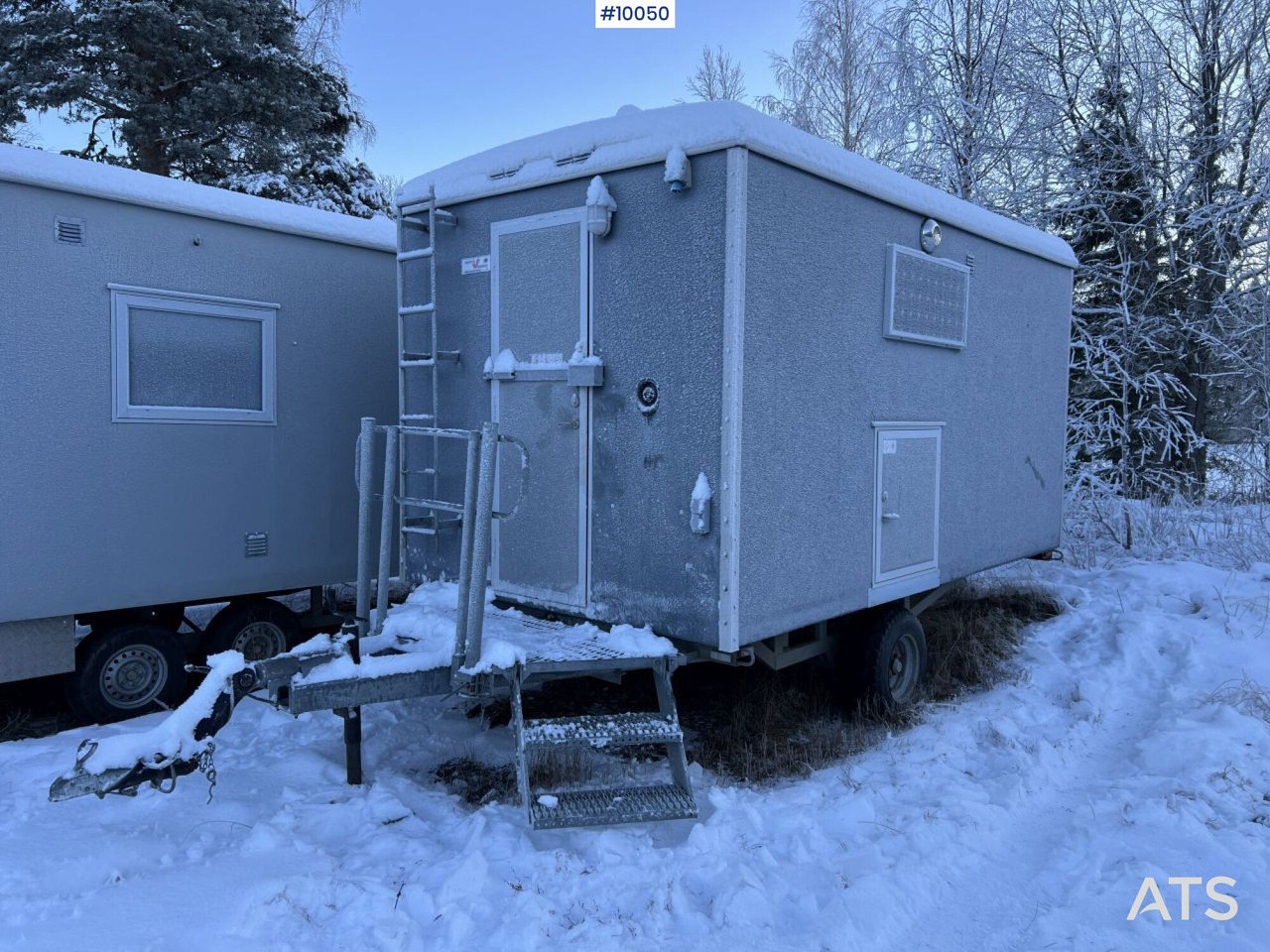 Staff cabin - Arbetsvagnar MR 4510 - Kontener budowlany, Przyczepa: zdjęcie 1 Staff cabin - Arbetsvagnar MR 4510 - Kontener budowlany, Przyczepa: zdjęcie 1