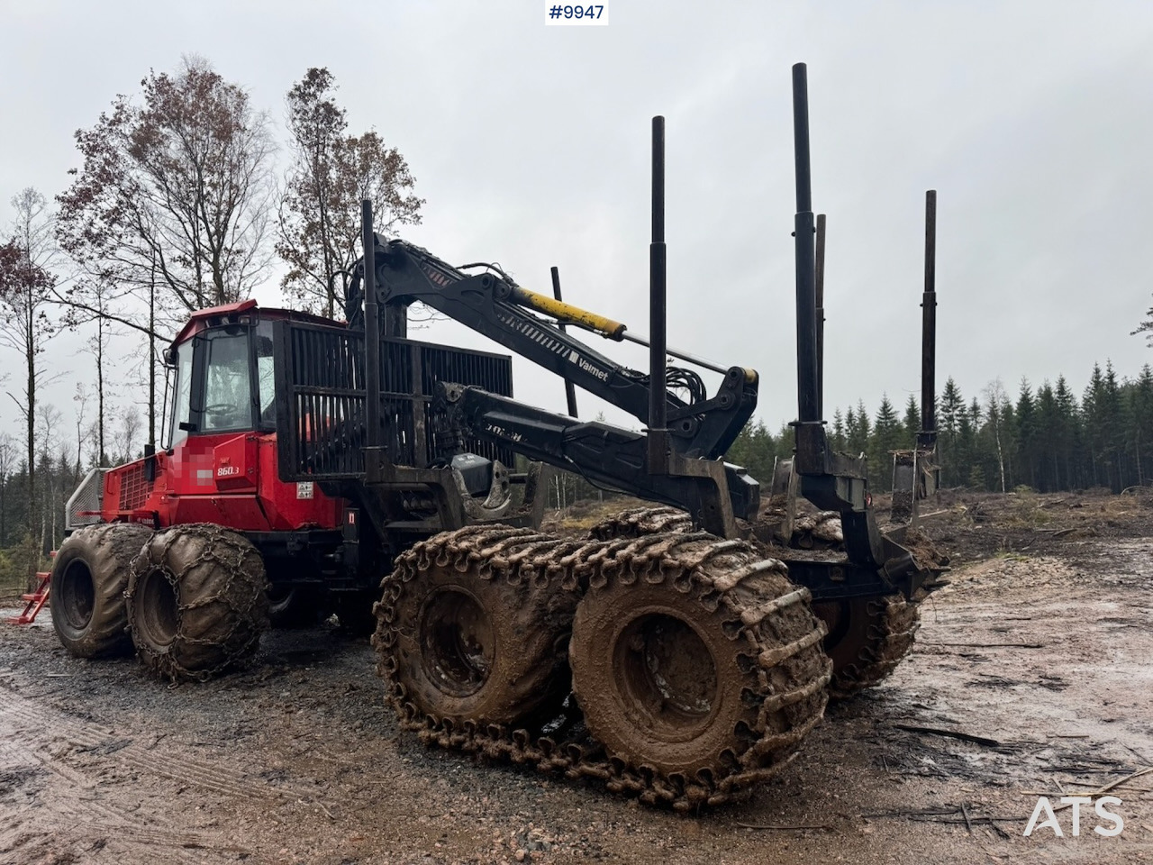 Valmet 860 forwarder (VIDEO) - Forwarder: zdjęcie 4 Valmet 860 forwarder (VIDEO) - Forwarder: zdjęcie 4