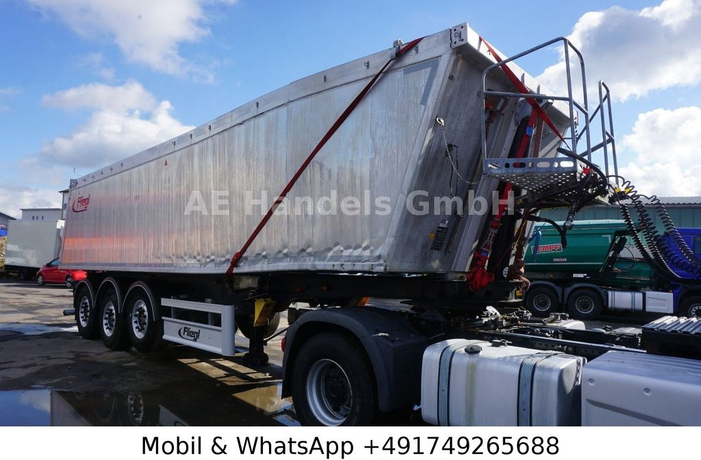 Fliegl DHKA 390 Alu *40m³/1.Liftachse/Alcoa/Podest - Naczepa wywrotka: zdjęcie 1 Fliegl DHKA 390 Alu *40m³/1.Liftachse/Alcoa/Podest - Naczepa wywrotka: zdjęcie 1