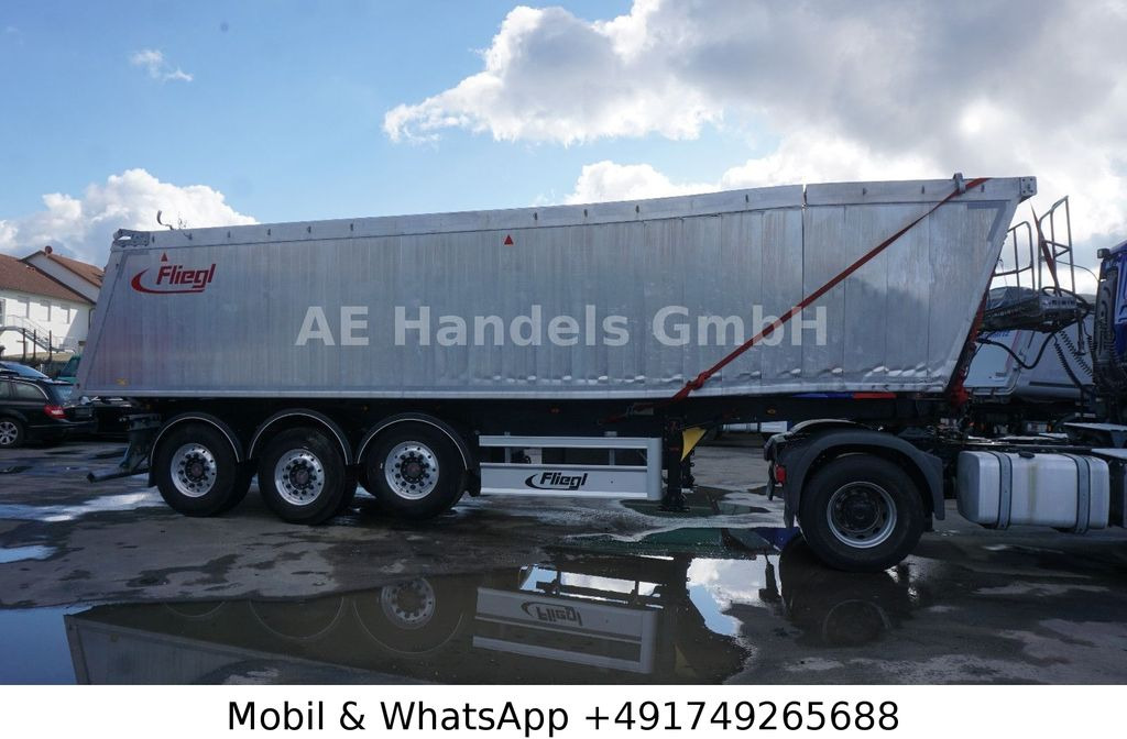 Fliegl DHKA 390 Alu *40m³/1.Liftachse/Alcoa/Podest - Naczepa wywrotka: zdjęcie 2 Fliegl DHKA 390 Alu *40m³/1.Liftachse/Alcoa/Podest - Naczepa wywrotka: zdjęcie 2