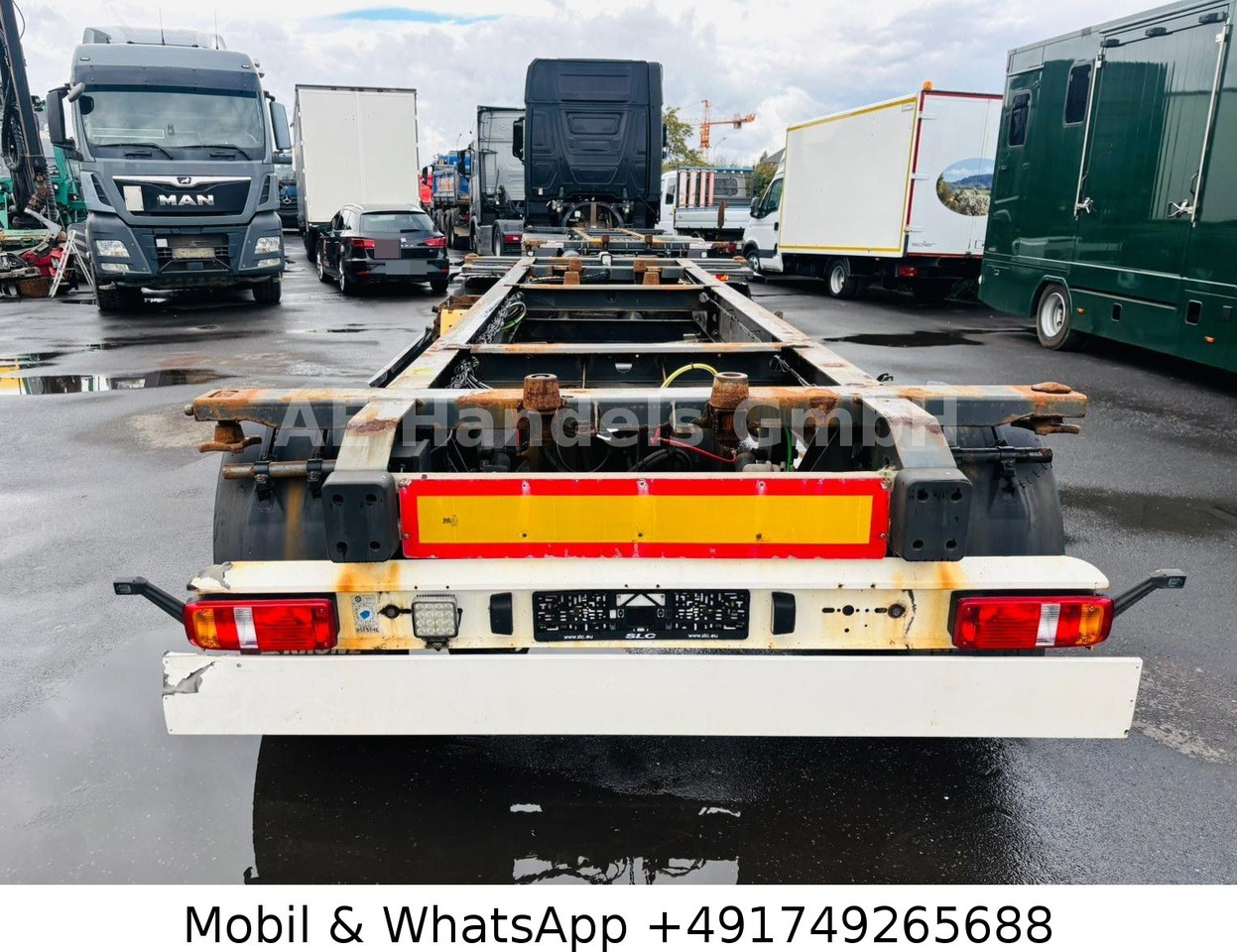 Krone AZ BDF Drehschemel *Scheibenbremsen/VollLuft - Przyczepa kontenerowiec/ System wymienny: zdjęcie 4 Krone AZ BDF Drehschemel *Scheibenbremsen/VollLuft - Przyczepa kontenerowiec/ System wymienny: zdjęcie 4