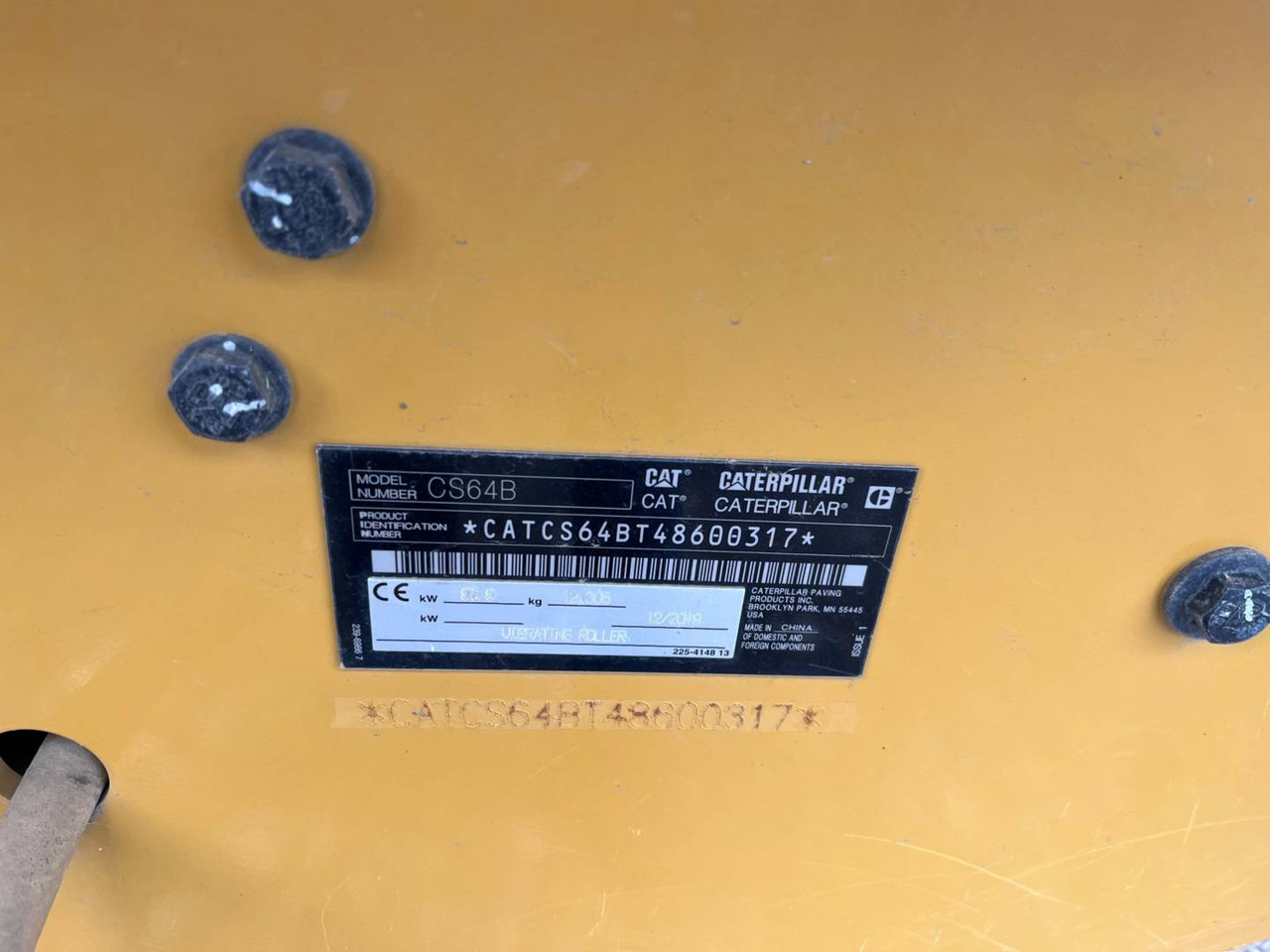 CAT CS64B - Kompaktor: zdjęcie 5 CAT CS64B - Kompaktor: zdjęcie 5