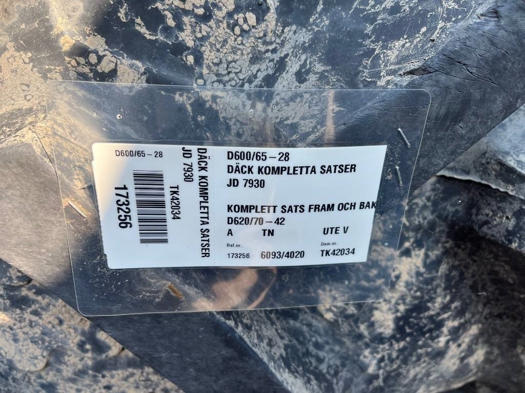 BKT 620/70R42 John Deere 7930 - Opona do Maszyn rolniczych: zdjęcie 2 BKT 620/70R42 John Deere 7930 - Opona do Maszyn rolniczych: zdjęcie 2