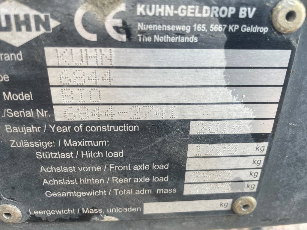 Kuhn Bio 6844 dismantled: only spare parts - Prasa rolująca: zdjęcie 2 Kuhn Bio 6844 dismantled: only spare parts - Prasa rolująca: zdjęcie 2