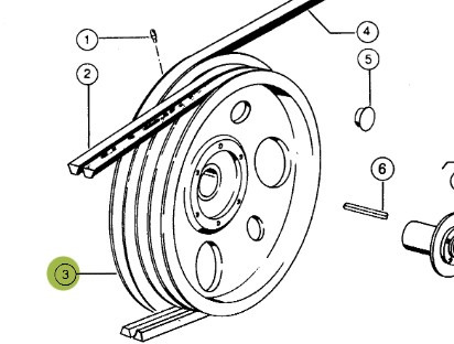 Claas Dominator 96 Koło Pasowe 0006030710 00 0603 071 0 - Pasek do Maszyn rolniczych: zdjęcie 1 Claas Dominator 96 Koło Pasowe 0006030710 00 0603 071 0 - Pasek do Maszyn rolniczych: zdjęcie 1