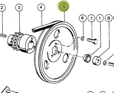 Claas Dominator 96 Koło Pasowe Napędu Bębna 0006031343 00 0603 134 3 - Pasek do Maszyn rolniczych: zdjęcie 1 Claas Dominator 96 Koło Pasowe Napędu Bębna 0006031343 00 0603 134 3 - Pasek do Maszyn rolniczych: zdjęcie 1