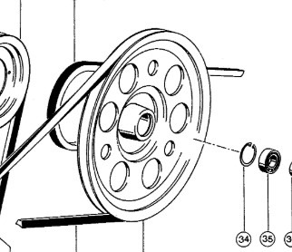 Claas Dominator 96 Koło Pasowe Napędu Pośredniego 0006031453 00 0603 145 3 - Pasek do Maszyn rolniczych: zdjęcie 1 Claas Dominator 96 Koło Pasowe Napędu Pośredniego 0006031453 00 0603 145 3 - Pasek do Maszyn rolniczych: zdjęcie 1