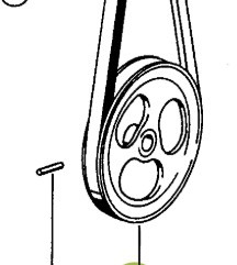 Claas Dominator 96 Koło Pasowe Napędu Rotora 0006033391 00 0603 339 1 - Pasek do Maszyn rolniczych: zdjęcie 1 Claas Dominator 96 Koło Pasowe Napędu Rotora 0006033391 00 0603 339 1 - Pasek do Maszyn rolniczych: zdjęcie 1