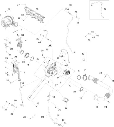John Deere 9470RX - Kanał powietrza DZ100698 (Silnik) - Układ dolotowy do Traktorów rolniczych: zdjęcie 1 John Deere 9470RX - Kanał powietrza DZ100698 (Silnik) - Układ dolotowy do Traktorów rolniczych: zdjęcie 1