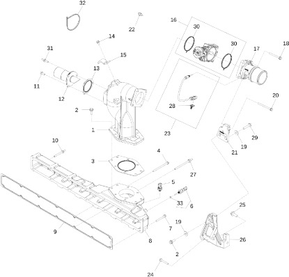 John Deere 9470RX - Kanał powietrza R534309 (Silnik) - Układ dolotowy do Traktorów rolniczych: zdjęcie 1 John Deere 9470RX - Kanał powietrza R534309 (Silnik) - Układ dolotowy do Traktorów rolniczych: zdjęcie 1
