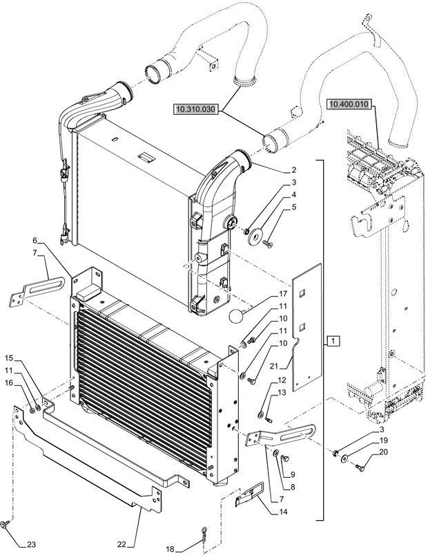New Holland T6070 Chłodnica 87739453 - Chłodnica do Traktorów rolniczych: zdjęcie 1 New Holland T6070 Chłodnica 87739453 - Chłodnica do Traktorów rolniczych: zdjęcie 1