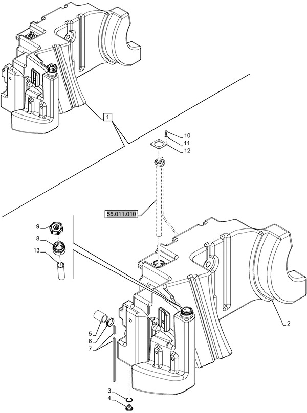 New Holland T6070 Zbiornik paliwa 48173124 - Zbiornik paliwa do Maszyn rolniczych: zdjęcie 1 New Holland T6070 Zbiornik paliwa 48173124 - Zbiornik paliwa do Maszyn rolniczych: zdjęcie 1