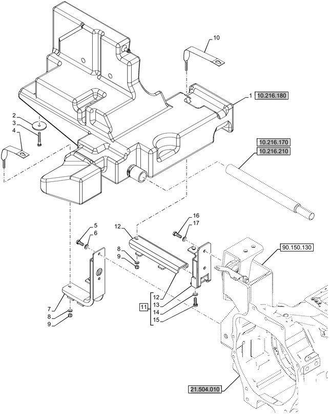 New Holland T6070 Zbiornik paliwa 84601038 - Zbiornik paliwa do Maszyn rolniczych: zdjęcie 1 New Holland T6070 Zbiornik paliwa 84601038 - Zbiornik paliwa do Maszyn rolniczych: zdjęcie 1