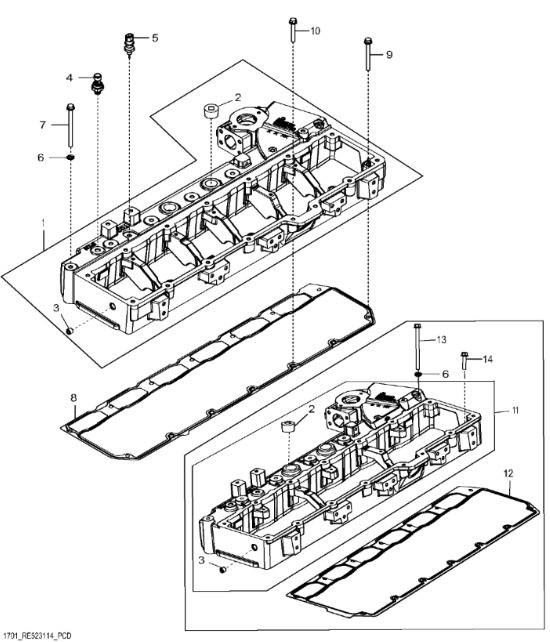 RE538564 John Deere 8345R - Kolektor wlotowy - Kolektor ssący do Maszyn rolniczych: zdjęcie 1 RE538564 John Deere 8345R - Kolektor wlotowy - Kolektor ssący do Maszyn rolniczych: zdjęcie 1