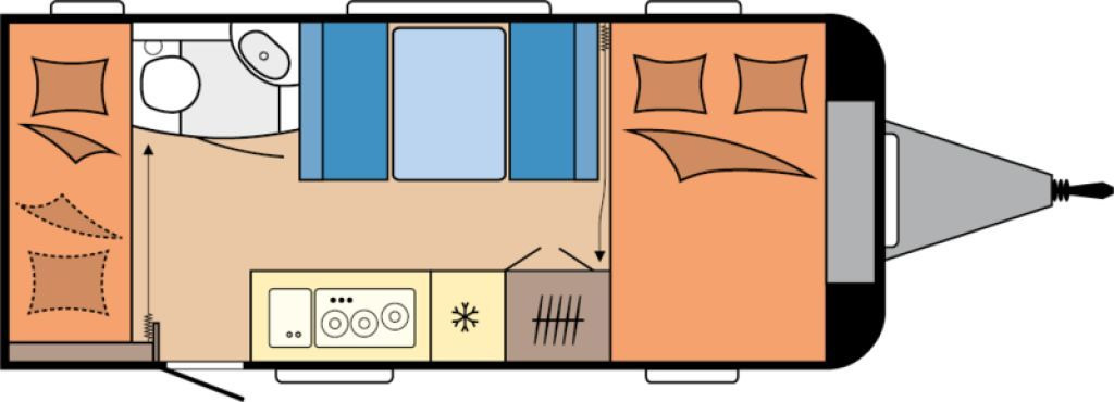 Hobby De Luxe 490 KMF 2026 GARAGE AUTARK 1800kg.+++ - Przyczepa kempingowa: zdjęcie 2 Hobby De Luxe 490 KMF 2026 GARAGE AUTARK 1800kg.+++ - Przyczepa kempingowa: zdjęcie 2