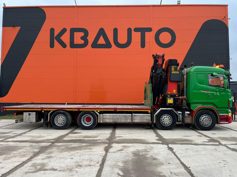 Scania R 480 8x2*6 PK 65002 + JIB / PLATFORM L=7518 mm - Samochód ciężarowy skrzyniowy/ Platforma, Samochod ciężarowy z HDS: zdjęcie 5 Scania R 480 8x2*6 PK 65002 + JIB / PLATFORM L=7518 mm - Samochód ciężarowy skrzyniowy/ Platforma, Samochod ciężarowy z HDS: zdjęcie 5