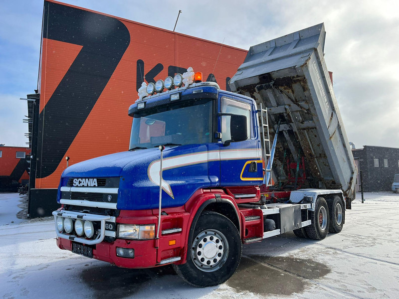 Scania T 144 460 6x2 V8 TORPEDO / FULL STEEL / DRUM BRAKES / BIG AXLE / BOX L=4701 mm - Wywrotka: zdjęcie 2 Scania T 144 460 6x2 V8 TORPEDO / FULL STEEL / DRUM BRAKES / BIG AXLE / BOX L=4701 mm - Wywrotka: zdjęcie 2