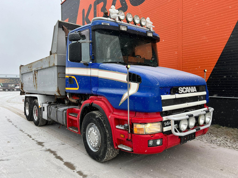 Scania T 144 460 6x2 V8 TORPEDO / FULL STEEL / DRUM BRAKES / BIG AXLE / BOX L=4701 mm - Wywrotka: zdjęcie 4 Scania T 144 460 6x2 V8 TORPEDO / FULL STEEL / DRUM BRAKES / BIG AXLE / BOX L=4701 mm - Wywrotka: zdjęcie 4