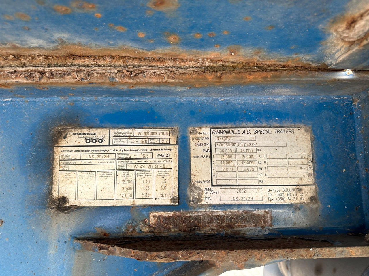 Faymonville 3 achs nachläufer - Naczepa niskopodwoziowa: zdjęcie 3 Faymonville 3 achs nachläufer - Naczepa niskopodwoziowa: zdjęcie 3