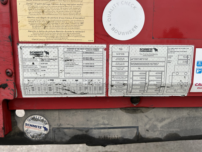 Naczepa zamknięte nadwozie Schmitz Cargobull SCB S3B / Box Trailer / 2x Liftaxle / APK TUV 09-26: zdjęcie 6 Naczepa zamknięte nadwozie Schmitz Cargobull SCB S3B / Box Trailer / 2x Liftaxle / APK TUV 09-26: zdjęcie 6
