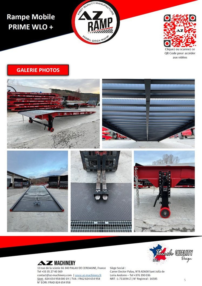 AZ RAMP-PRIME PRIME WLO + 8 . Industrial Mobil Loading Ramp - Rampa załadunkowa: zdjęcie 5 AZ RAMP-PRIME PRIME WLO + 8 . Industrial Mobil Loading Ramp - Rampa załadunkowa: zdjęcie 5