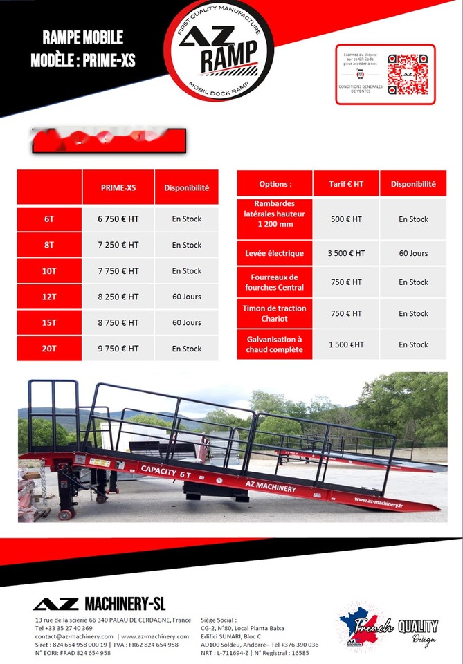 AZ RAMP PRIME XS-6 mobile loading ramp - Rampa załadunkowa: zdjęcie 4 AZ RAMP PRIME XS-6 mobile loading ramp - Rampa załadunkowa: zdjęcie 4