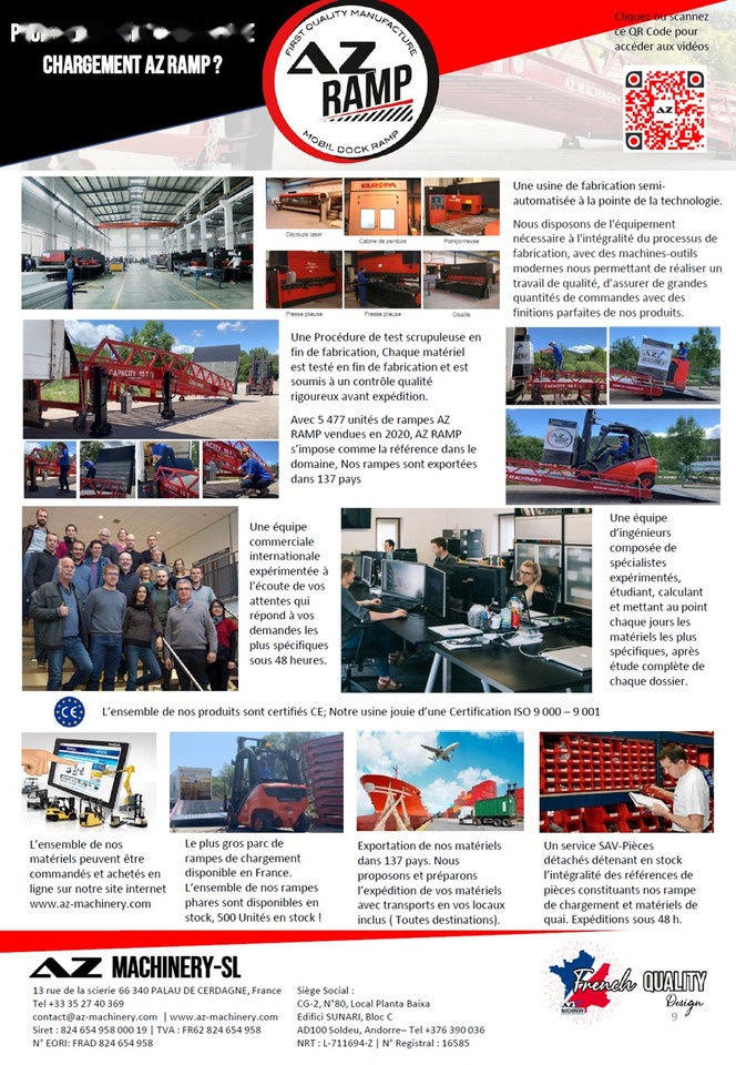 AZ RAMP PRIME XS-6 mobile loading ramp - Rampa załadunkowa: zdjęcie 5 AZ RAMP PRIME XS-6 mobile loading ramp - Rampa załadunkowa: zdjęcie 5