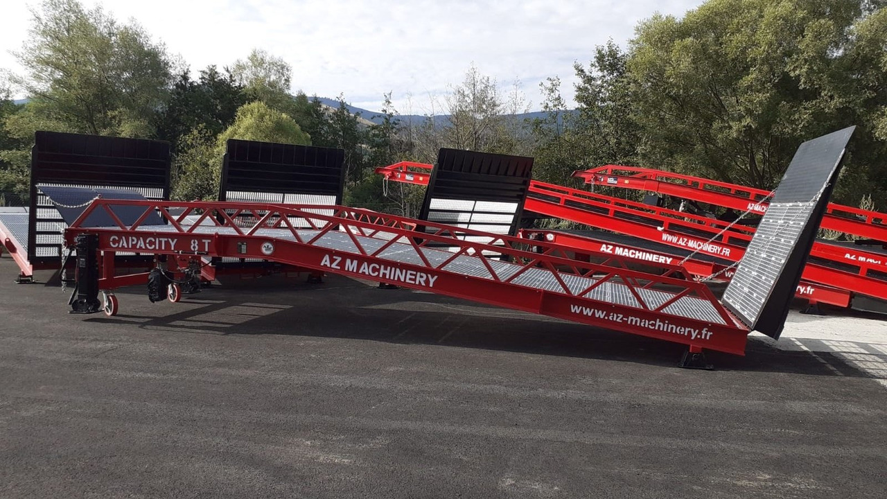 Nowy Rampa załadunkowa Loading Ramp with with hydraulic tilting bridge -  AZ RAMP - STAR- 8T. 8 ton capacity: zdjęcie 10