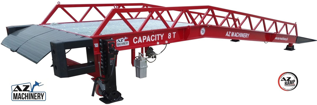 Loading Ramp with with hydraulic tilting bridge - AZ RAMP - STAR- 8T. 8 ton capacity - Rampa załadunkowa: zdjęcie 1 Loading Ramp with with hydraulic tilting bridge - AZ RAMP - STAR- 8T. 8 ton capacity - Rampa załadunkowa: zdjęcie 1