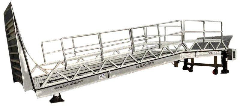 Loading Ramp with with hydraulic tilting bridge - AZ RAMP - STAR- 8T FULL GALVA - Rampa załadunkowa: zdjęcie 1 Loading Ramp with with hydraulic tilting bridge - AZ RAMP - STAR- 8T FULL GALVA - Rampa załadunkowa: zdjęcie 1