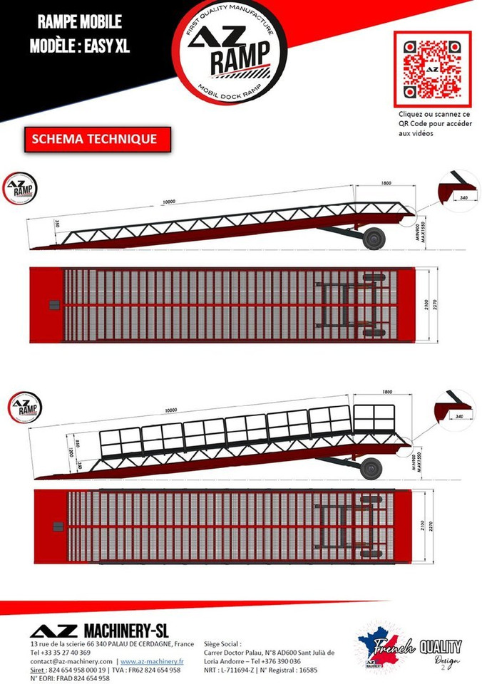 **RENTAL 12-24-36 Month** AZ RAMP-EASY XL-8 . Mobil Loading Ramp - Rampa załadunkowa: zdjęcie 5 **RENTAL 12-24-36 Month** AZ RAMP-EASY XL-8 . Mobil Loading Ramp - Rampa załadunkowa: zdjęcie 5