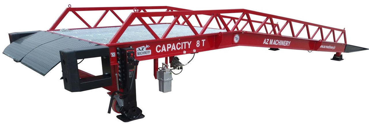 **RENTAL** Loading Ramp with with hydraulic tilting bridge - AZ RAMP - STAR- 8T. 8 ton capacity - Rampa załadunkowa: zdjęcie 1 **RENTAL** Loading Ramp with with hydraulic tilting bridge - AZ RAMP - STAR- 8T. 8 ton capacity - Rampa załadunkowa: zdjęcie 1