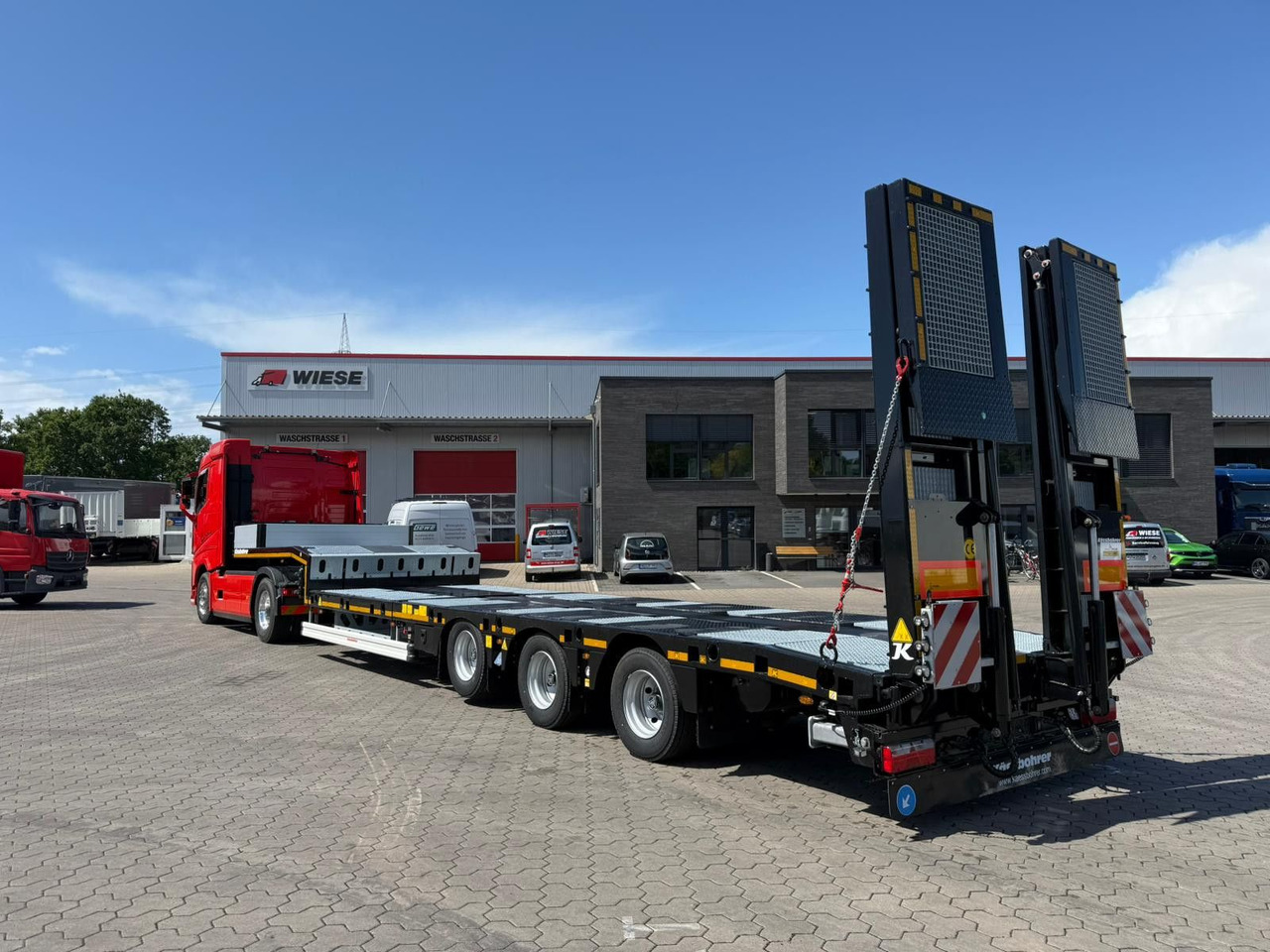 Kässbohrer SLS.HS Tieflader mit hydr. Schwanenhals - Naczepa niskopodwoziowa: zdjęcie 1 Kässbohrer SLS.HS Tieflader mit hydr. Schwanenhals - Naczepa niskopodwoziowa: zdjęcie 1