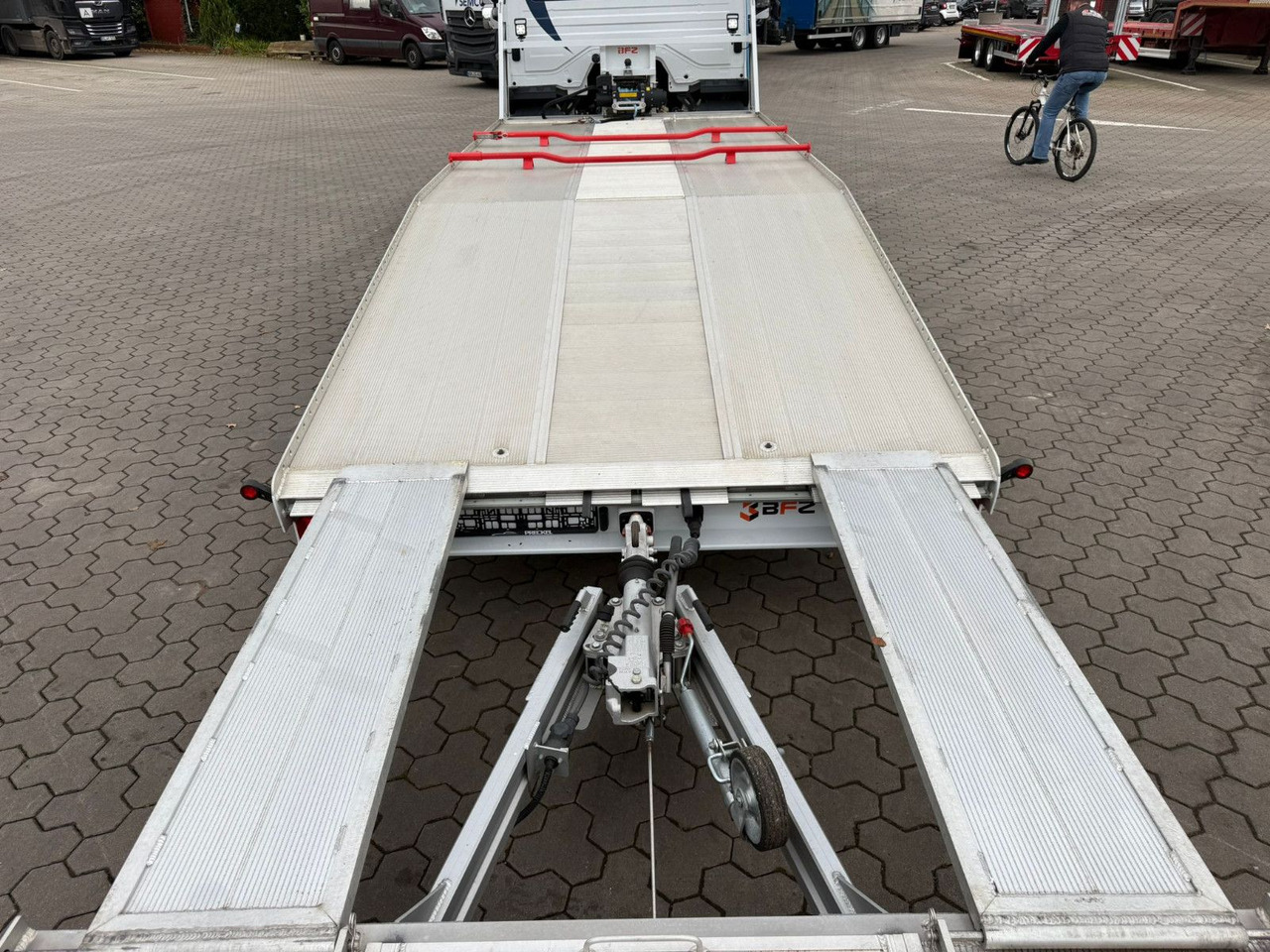 Ciężarówka do przewozu samochodów Mercedes-Benz Atego 918L Autotransporter mit BFZ Anhänger: zdjęcie 16