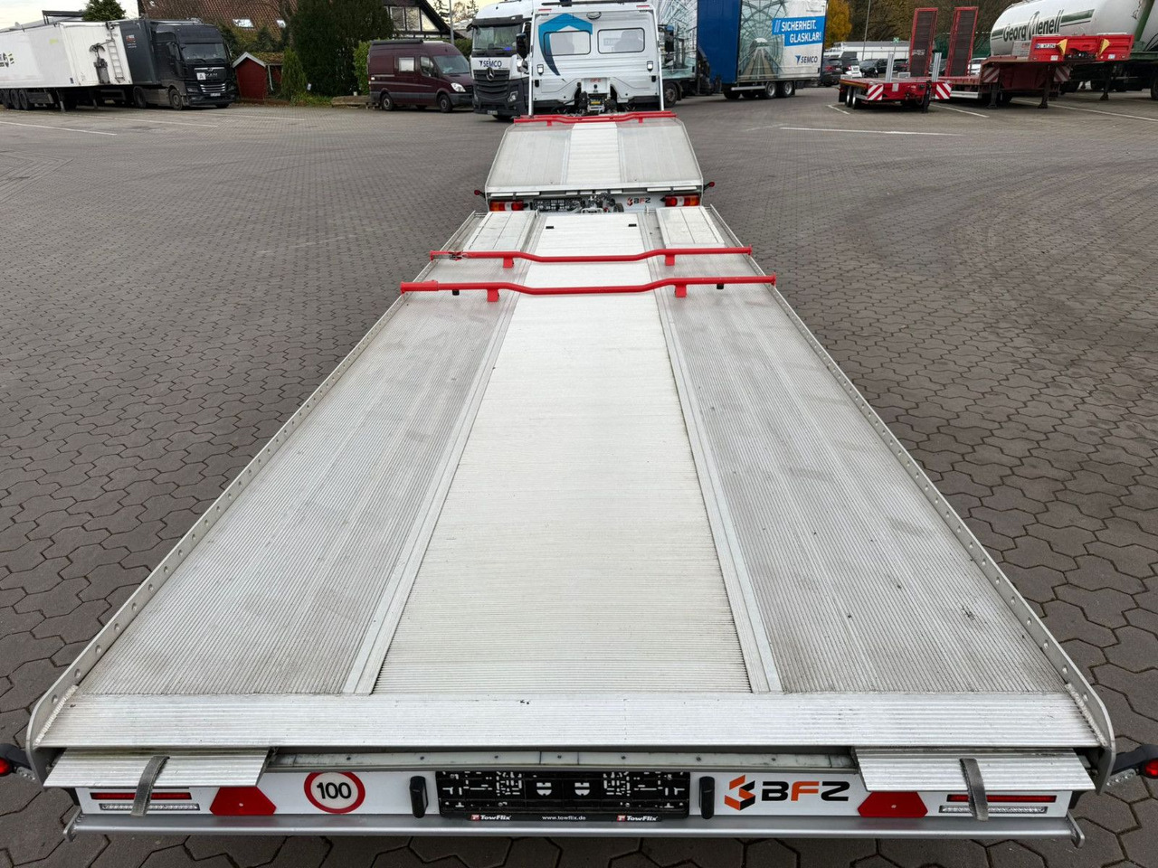 Ciężarówka do przewozu samochodów Mercedes-Benz Atego 918L Autotransporter mit BFZ Anhänger: zdjęcie 14