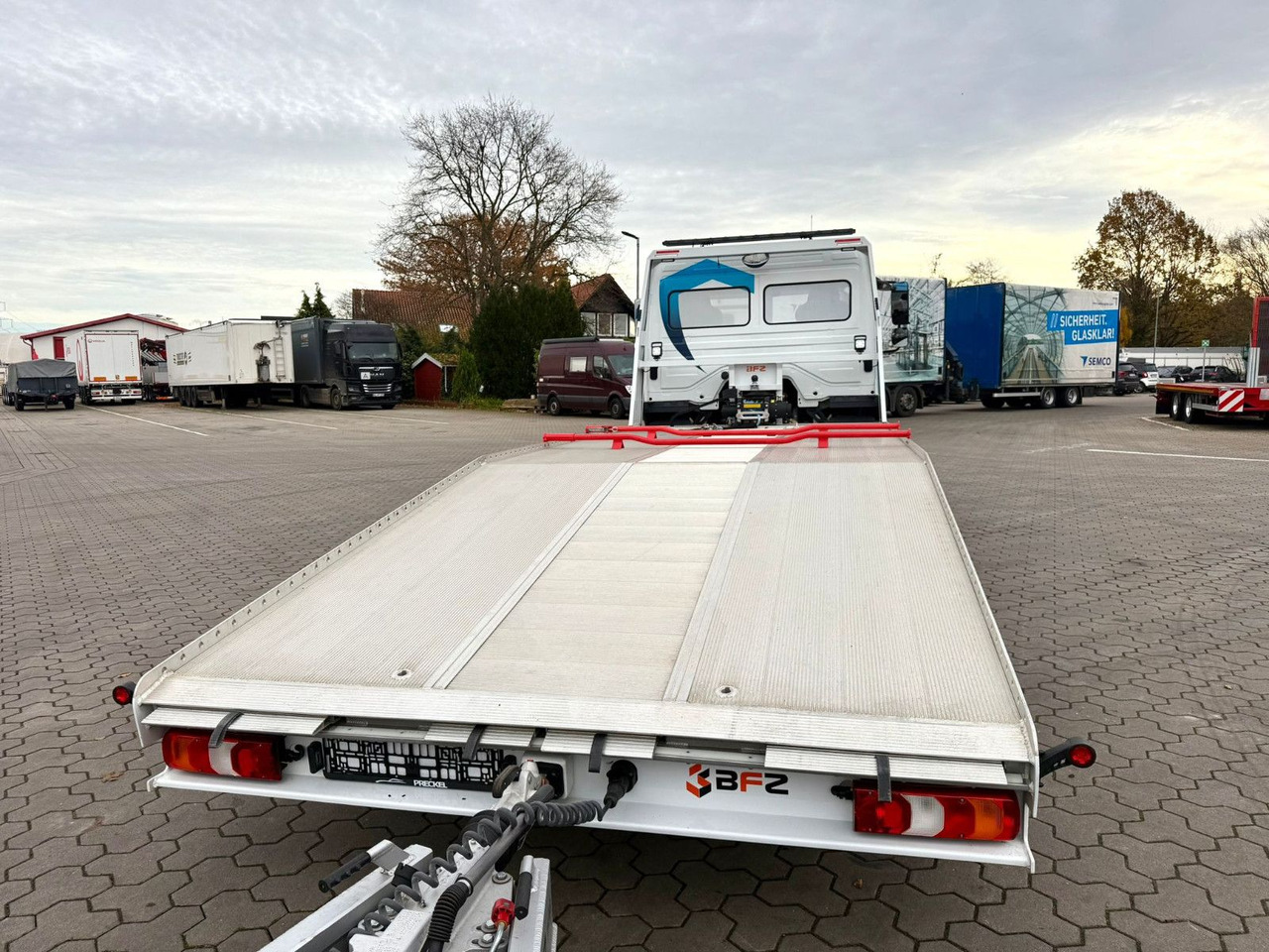 Ciężarówka do przewozu samochodów Mercedes-Benz Atego 918L Autotransporter mit BFZ Anhänger: zdjęcie 13