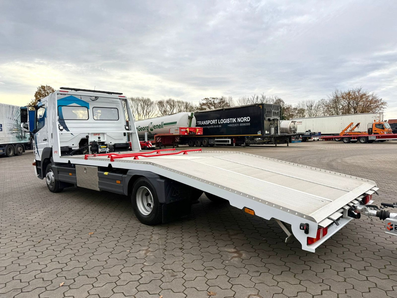 Ciężarówka do przewozu samochodów Mercedes-Benz Atego 918L Autotransporter mit BFZ Anhänger: zdjęcie 9