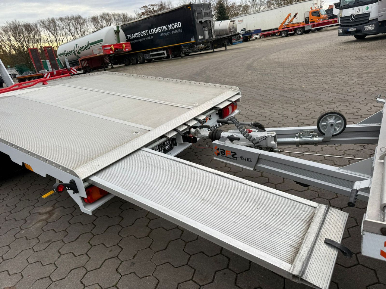 Ciężarówka do przewozu samochodów Mercedes-Benz Atego 918L Autotransporter mit BFZ Anhänger: zdjęcie 17