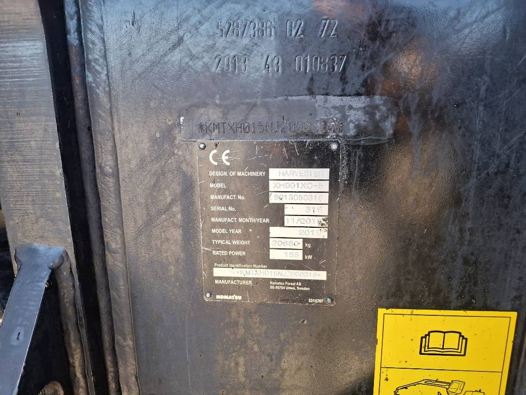 Komatsu 901 XC - Harvester: zdjęcie 5 Komatsu 901 XC - Harvester: zdjęcie 5
