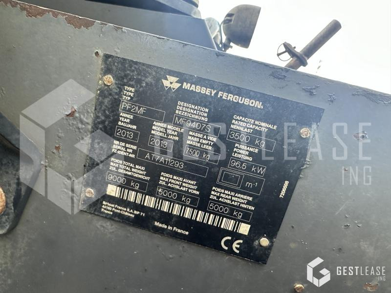 Massey Ferguson 9407 S - Ładowarka teleskopowa: zdjęcie 2 Massey Ferguson 9407 S - Ładowarka teleskopowa: zdjęcie 2