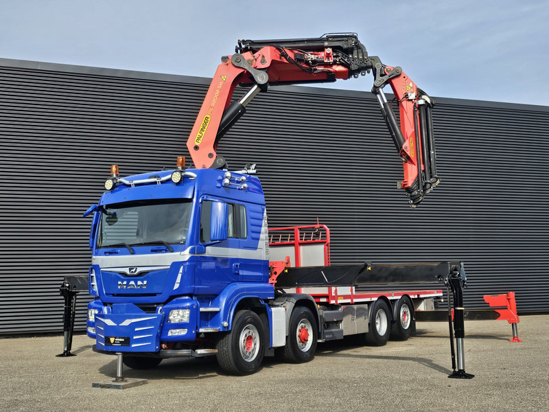 MAN TGS 35.500 8x4-6 / PALFINGER 92 t/m CRANE +JIB - Samochód ciężarowy skrzyniowy/ Platforma: zdjęcie 4 MAN TGS 35.500 8x4-6 / PALFINGER 92 t/m CRANE +JIB - Samochód ciężarowy skrzyniowy/ Platforma: zdjęcie 4