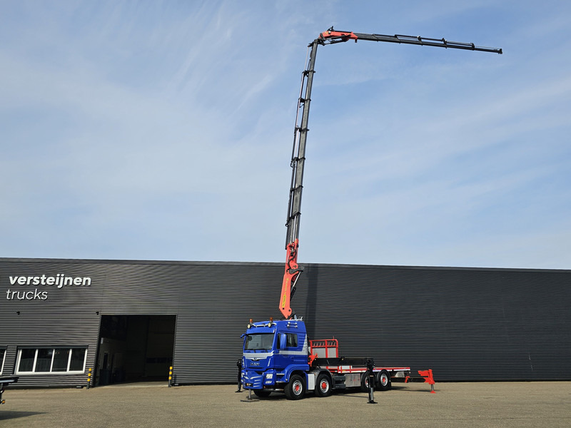 MAN TGS 35.500 8x4-6 / PALFINGER 92 t/m CRANE +JIB - Samochód ciężarowy skrzyniowy/ Platforma: zdjęcie 2 MAN TGS 35.500 8x4-6 / PALFINGER 92 t/m CRANE +JIB - Samochód ciężarowy skrzyniowy/ Platforma: zdjęcie 2