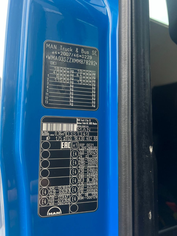 MAN 18.430 4X2 Meiller 3. Seitenkipper Top Zustand - Wywrotka: zdjęcie 3 MAN 18.430 4X2 Meiller 3. Seitenkipper Top Zustand - Wywrotka: zdjęcie 3