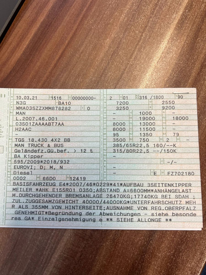 MAN 18.430 4X2 Meiller 3. Seitenkipper Top Zustand - Wywrotka: zdjęcie 2 MAN 18.430 4X2 Meiller 3. Seitenkipper Top Zustand - Wywrotka: zdjęcie 2