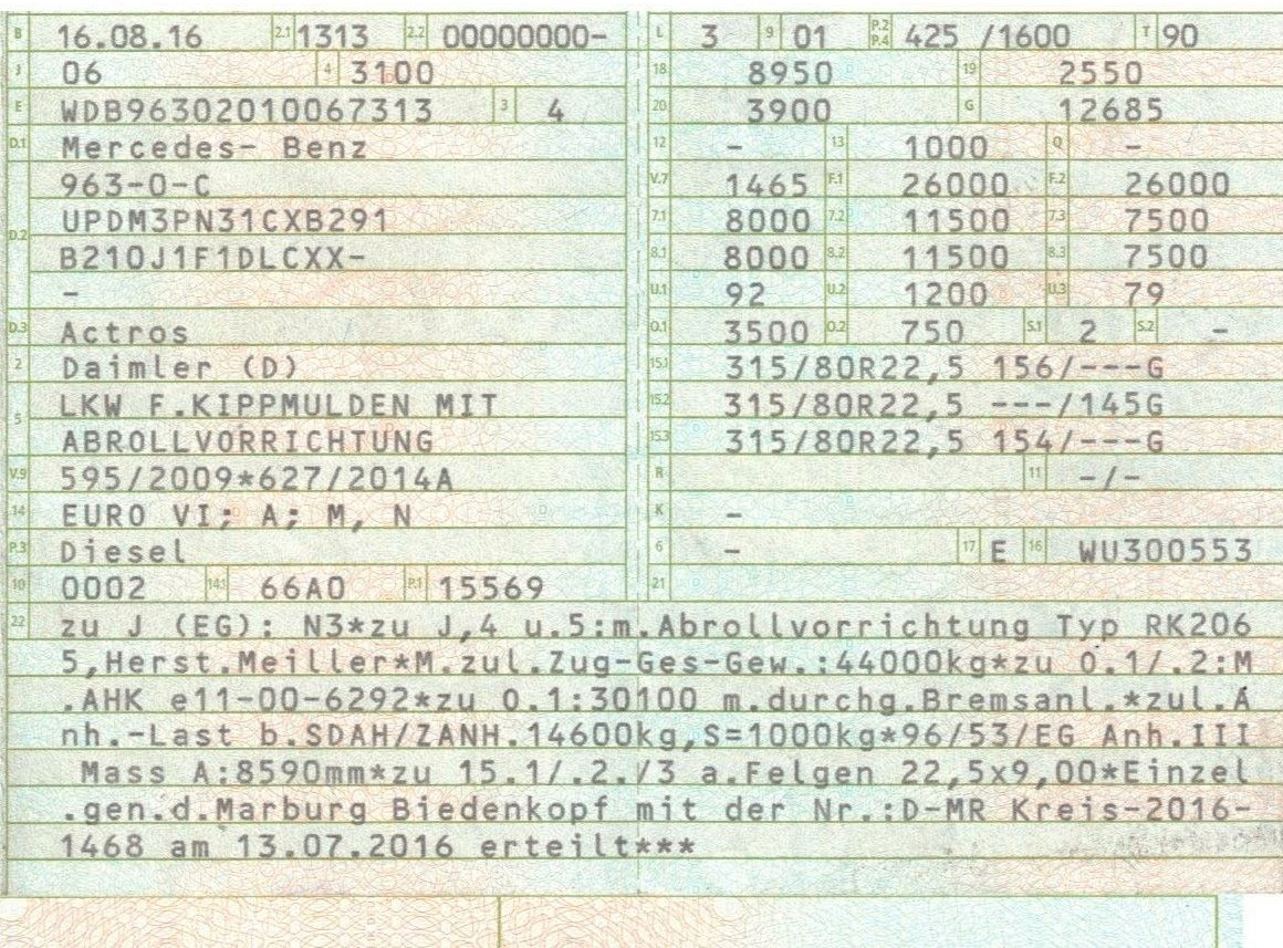 Mercedes-Benz 2558 6x2 Fahrgestell Chassis | Retarder | Klima - Samochód ciężarowe pod zabudowę: zdjęcie 2 Mercedes-Benz 2558 6x2 Fahrgestell Chassis | Retarder | Klima - Samochód ciężarowe pod zabudowę: zdjęcie 2