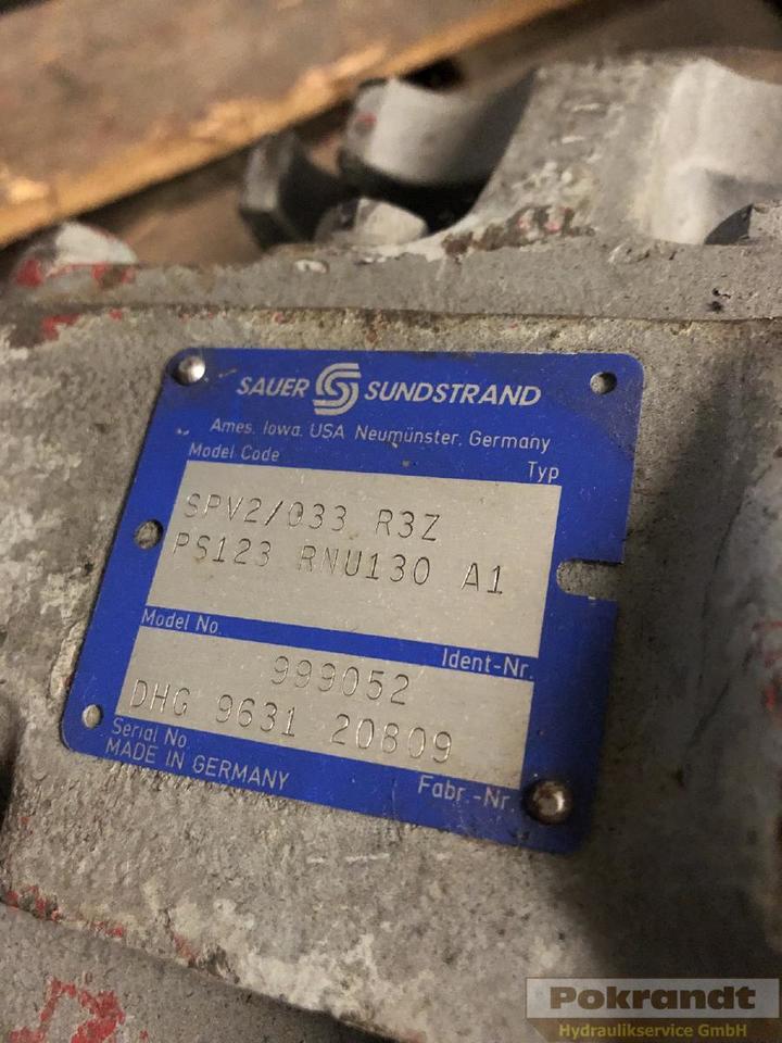 Sauer-Danfoss SPV2 033 R3ZPS - Pompa hydrauliczna: zdjęcie 2 Sauer-Danfoss SPV2 033 R3ZPS - Pompa hydrauliczna: zdjęcie 2