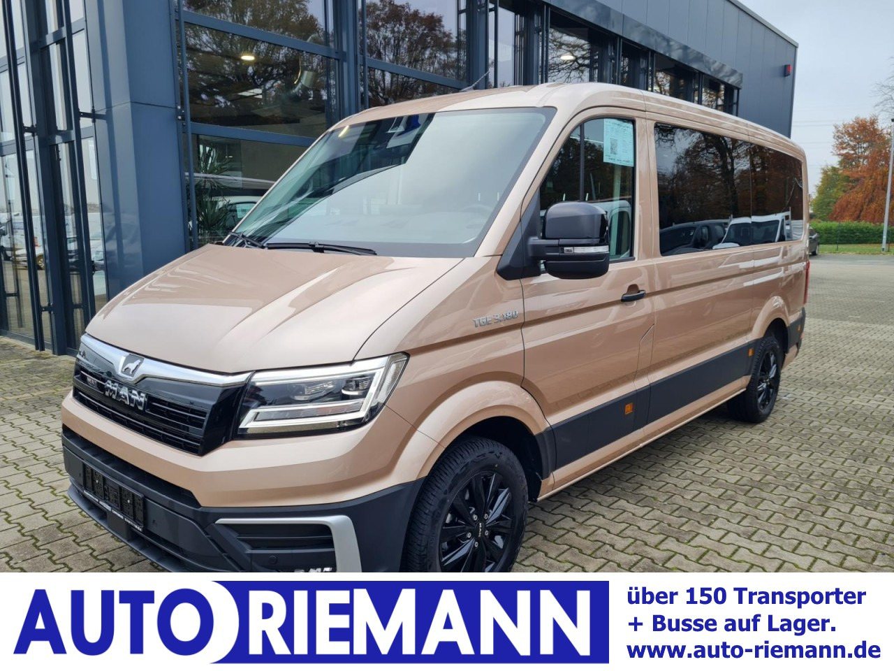 Man TGE 3.180 TDi Kombi 9 Sitze ALU KAMERA LED LEDER Sonderumbau - Minibus, Mikrobus: zdjęcie 1 Man TGE 3.180 TDi Kombi 9 Sitze ALU KAMERA LED LEDER Sonderumbau - Minibus, Mikrobus: zdjęcie 1