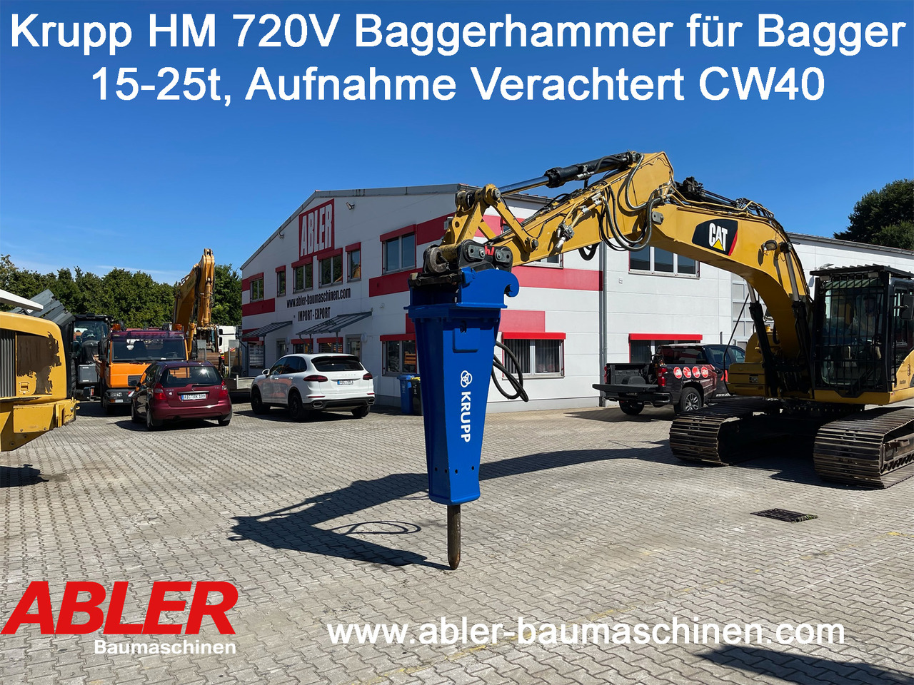 Krupp HM720V Baggerhammer 15-25t - Młot hydrauliczny do Maszyn budowlanych: zdjęcie 1 Krupp HM720V Baggerhammer 15-25t - Młot hydrauliczny do Maszyn budowlanych: zdjęcie 1